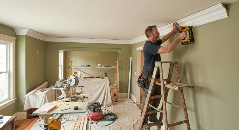 House Molding Installation in Wilmington, NC